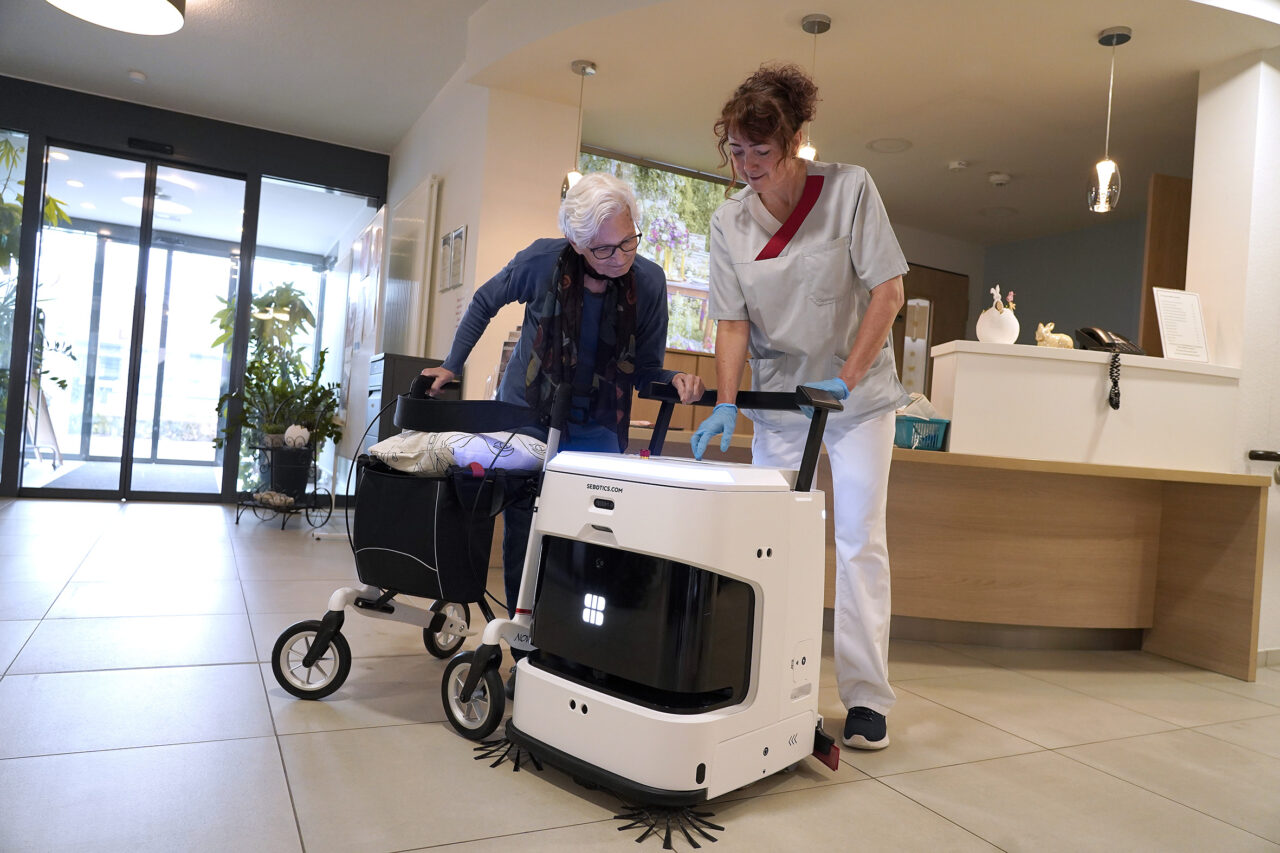 Reinigungsroboter in Pflegeeinrichtungen