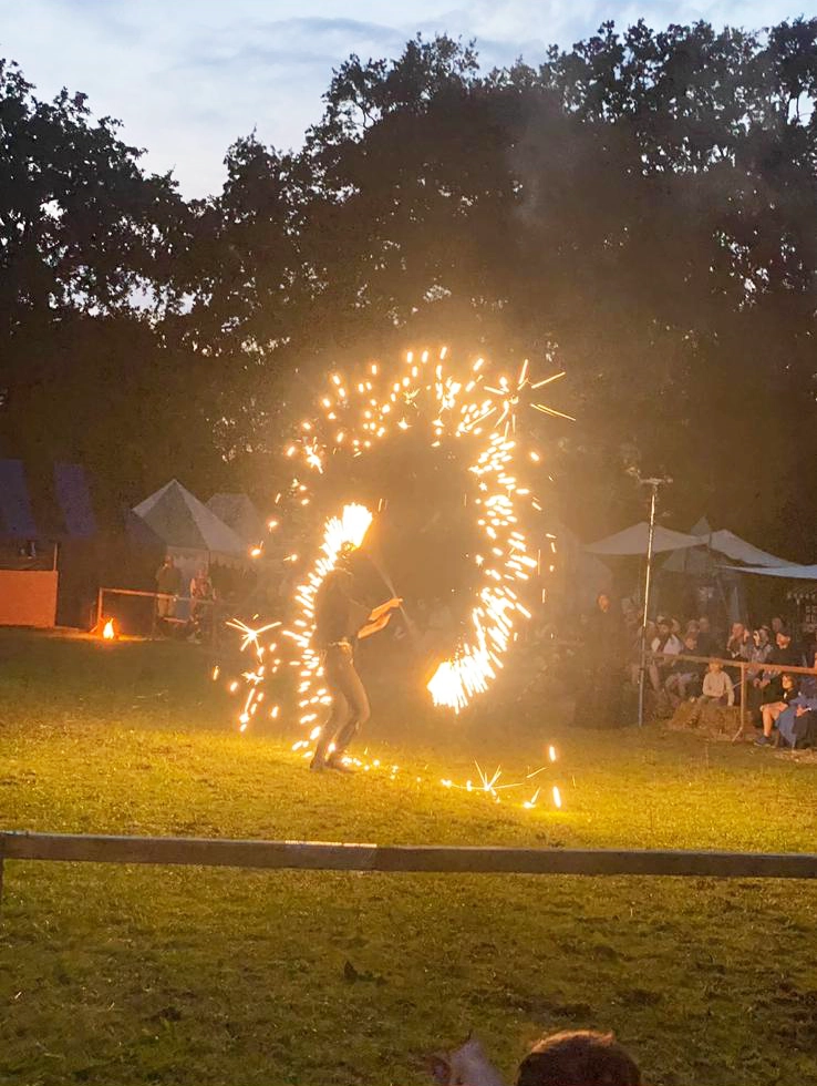 Mittelaltermarkt Groß Hesepe - Feuershow