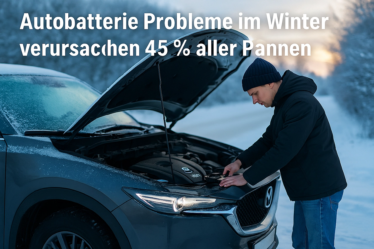 Autobatterie Probleme im Winter