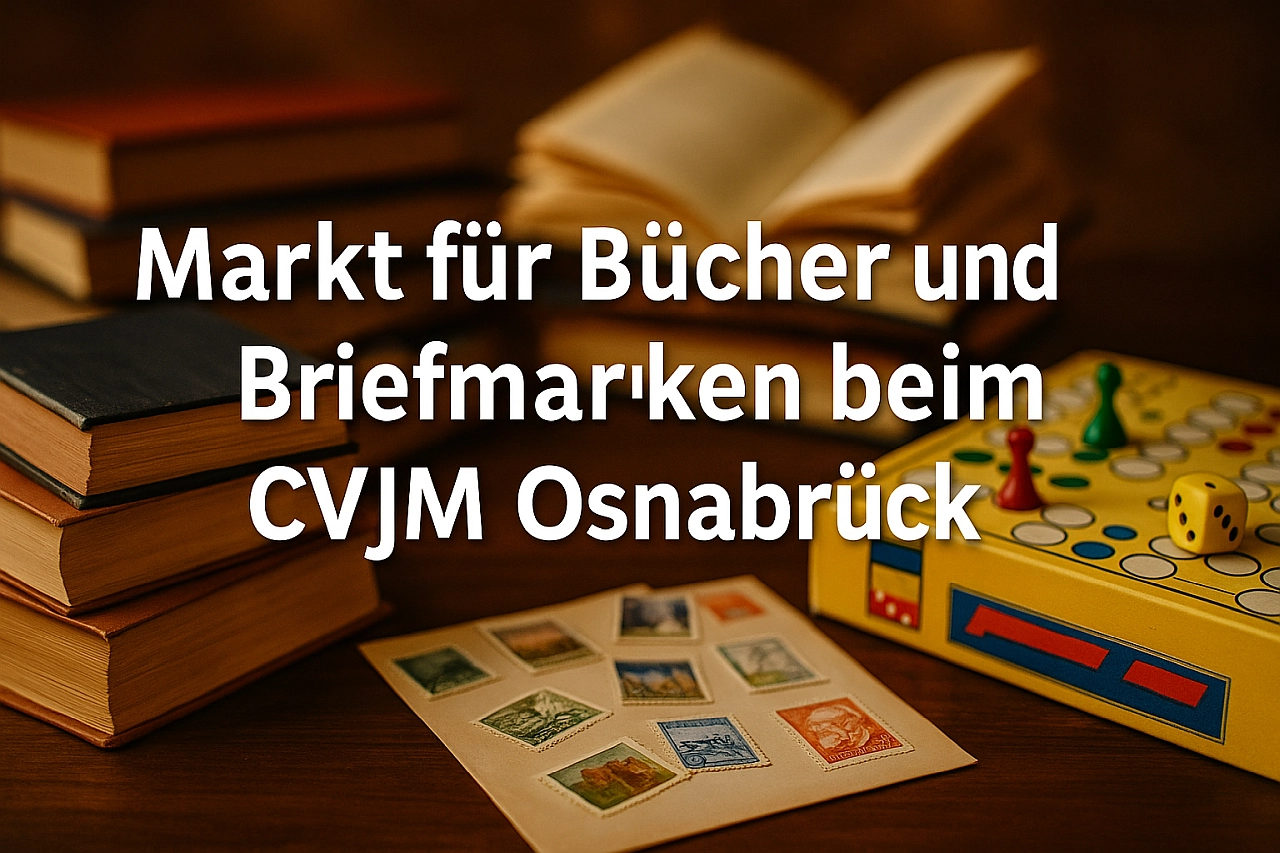 Markt für Bücher und Briefmarken beim CVJM Osnabrück