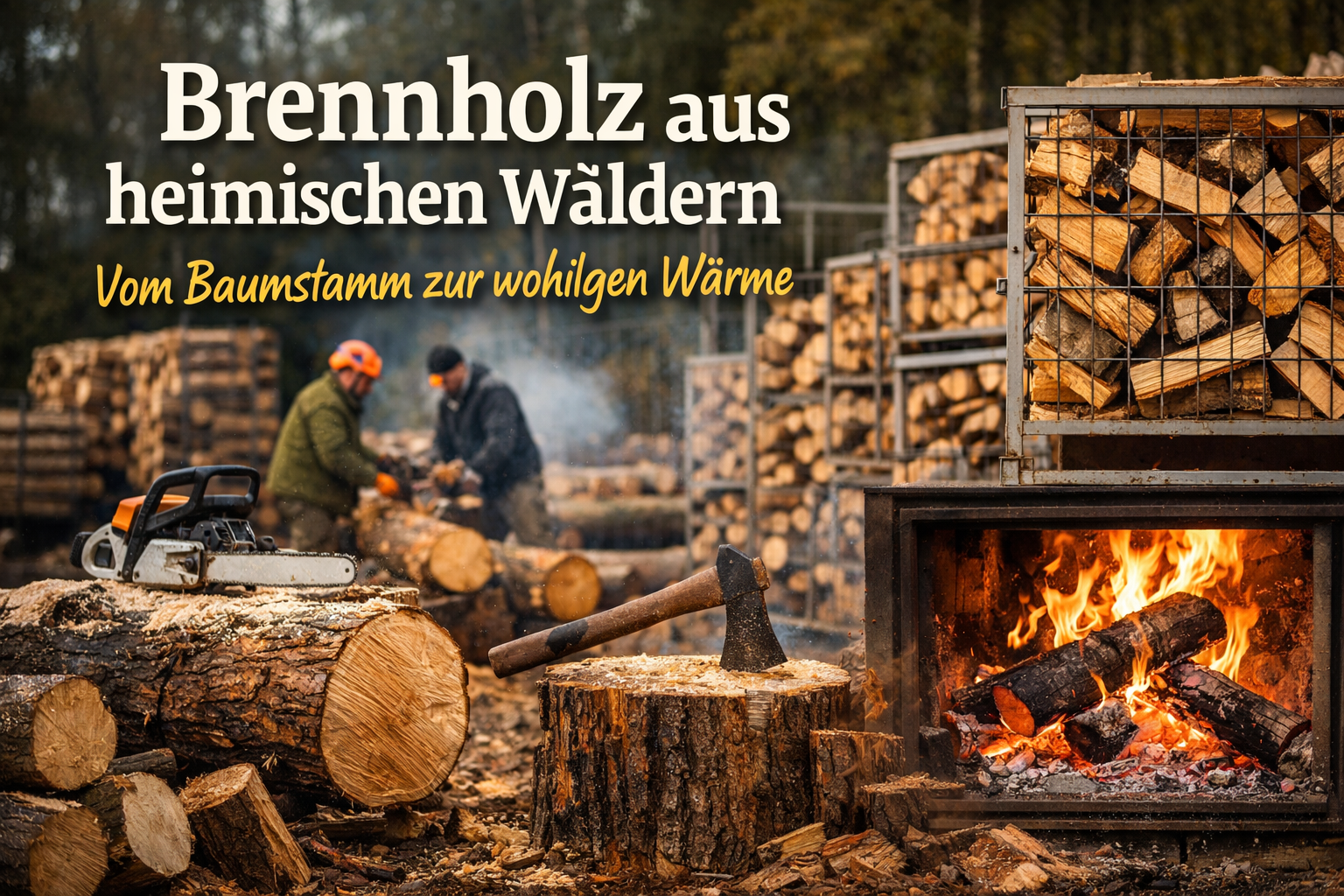 Brennholz aus heimischen Wäldern